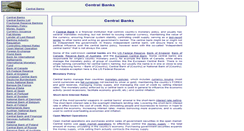 Desktop Screenshot of centralbanksguide.com